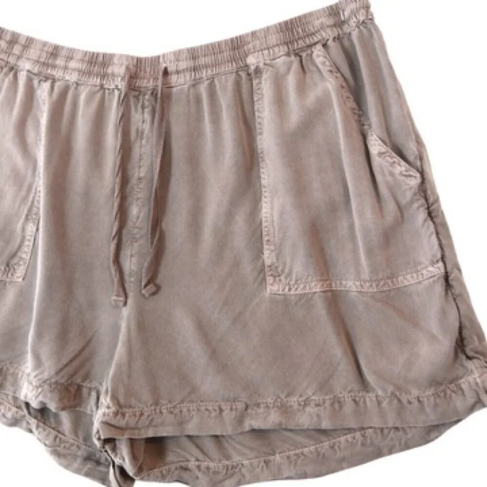 O’Neill Shorts XL Faded Taupe Brown Soft Grunge Surfer Girl Shorts